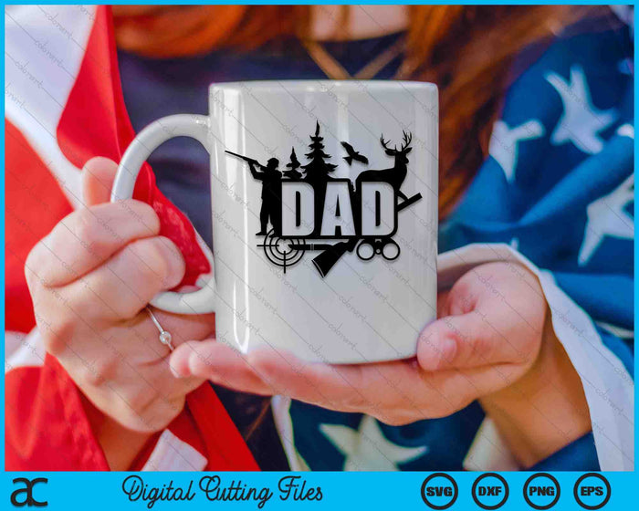 Hunting Dad Father's Day SVG PNG Digital Cutting Files Hunting Dad Father's Day SVG PNG Digital Cutting Files