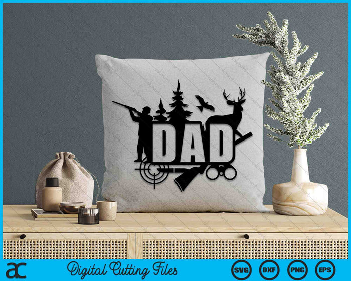 Hunting Dad Father's Day SVG PNG Digital Cutting Files Hunting Dad Father's Day SVG PNG Digital Cutting Files