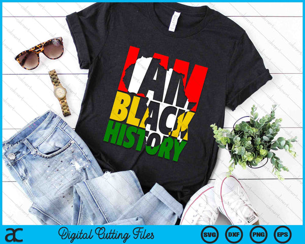 I Am Black History Month African American Pride Celebration SVG PNG Digital Cutting Files