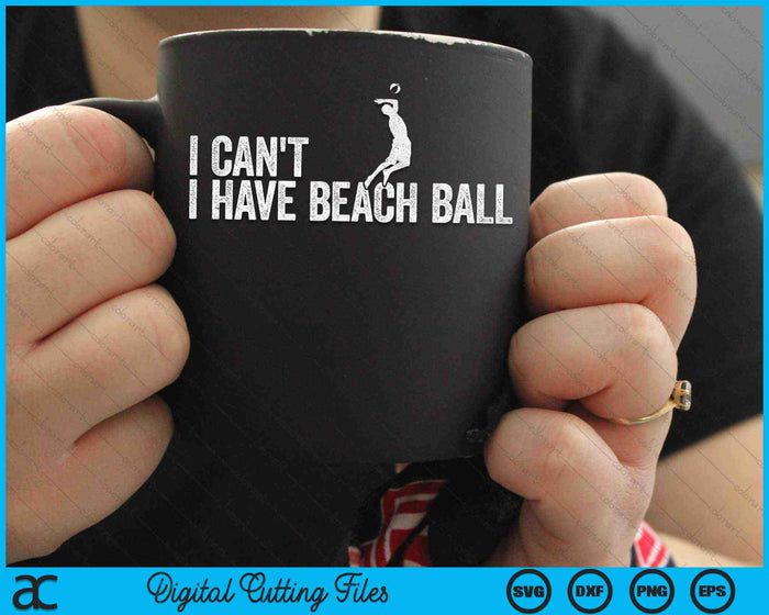 I Can't I Have Beach Ball Cool Beach Ball SVG PNG Digital Cutting Files I Can't I Have Beach Ball Cool Beach Ball SVG PNG Digital Cutting Files