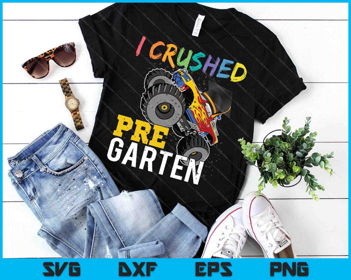 Aplasté el jardín de infantes Monster Truck Graduación SVG PNG Cortando archivos imprimibles Aplasté el jardín de infantes Monster Truck Graduación SVG PNG Cortando archivos imprimibles