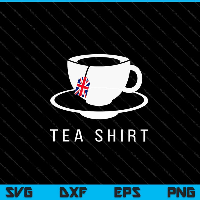 I Love English Tea UK Flag Fun Novelty Souvenir SVG PNG Cutting Printable Files