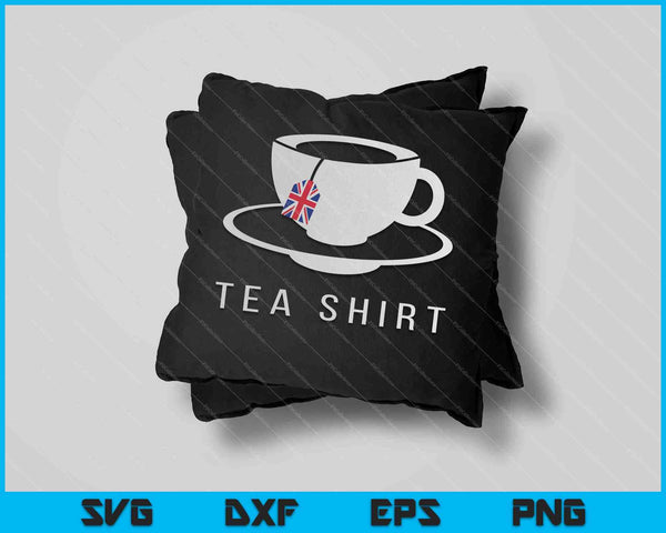 I Love English Tea UK Flag Fun Novelty Souvenir SVG PNG Cutting Printable Files