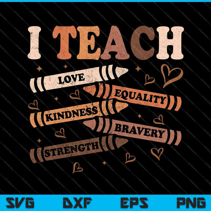I Teach Black History Month Melanin Afro African Teacher SVG PNG Cutting Printable Files I Teach Black History Month Melanin Afro African Teacher SVG PNG Cutting Printable Files