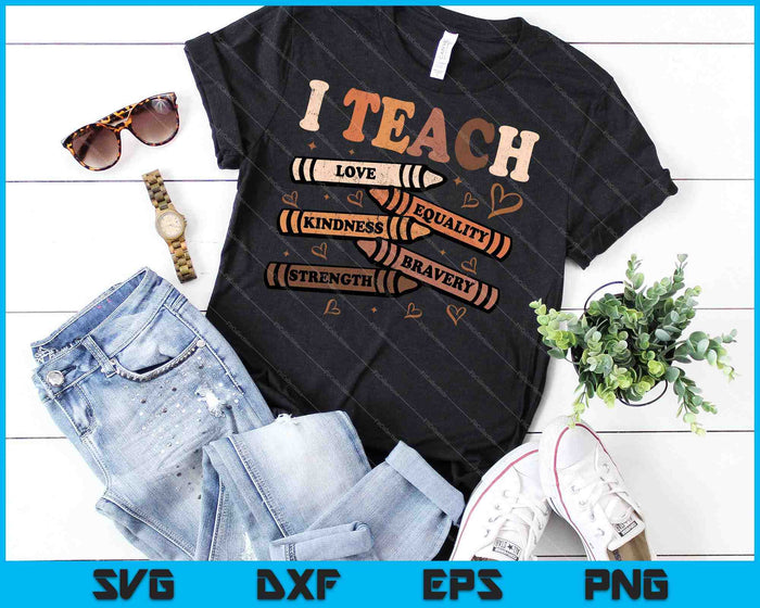 I Teach Black History Month Melanin Afro African Teacher SVG PNG Cutting Printable Files I Teach Black History Month Melanin Afro African Teacher SVG PNG Cutting Printable Files