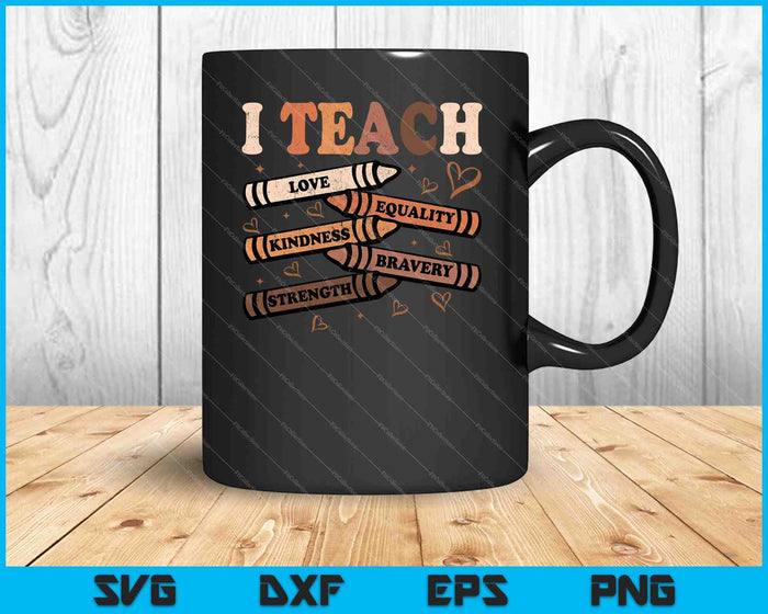 I Teach Black History Month Melanin Afro African Teacher SVG PNG Cutting Printable Files I Teach Black History Month Melanin Afro African Teacher SVG PNG Cutting Printable Files