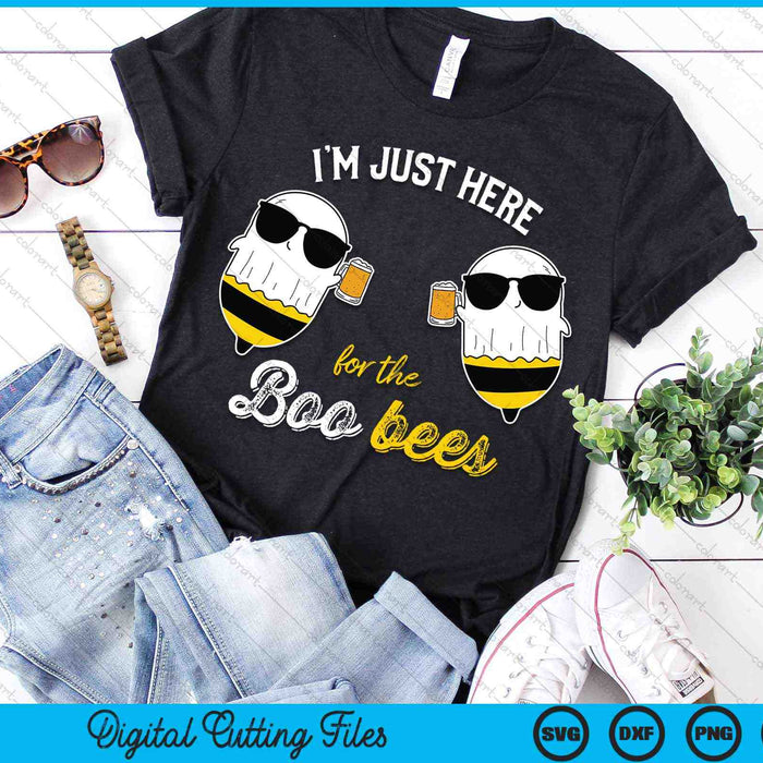 I'm Just Here For The Boo Bees Halloween SVG PNG Digital Cutting Files I'm Just Here For The Boo Bees Halloween SVG PNG Digital Cutting Files