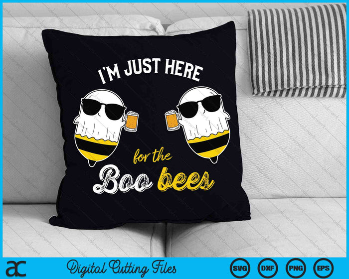 I'm Just Here For The Boo Bees Halloween SVG PNG Digital Cutting Files I'm Just Here For The Boo Bees Halloween SVG PNG Digital Cutting Files