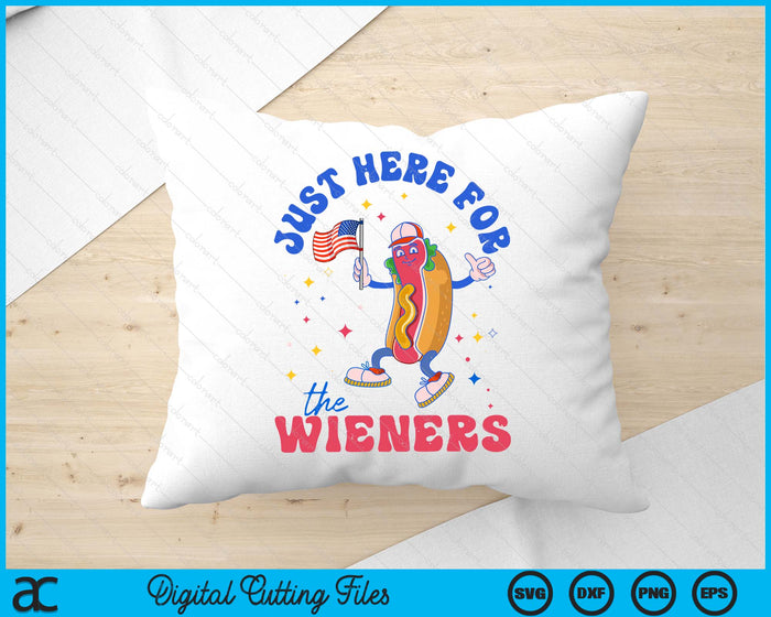 I'm Just Here For The Wieners Fourth Of July Hot Dog SVG PNG Digital Cutting Files I'm Just Here For The Wieners Fourth Of July Hot Dog SVG PNG Digital Cutting Files