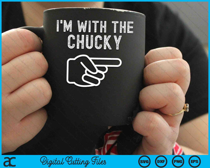 Estoy con el disfraz de Halloween de parejas divertidas de Chucky SVG PNG archivos de corte digital Estoy con el disfraz de Halloween de parejas divertidas de Chucky SVG PNG archivos de corte digital