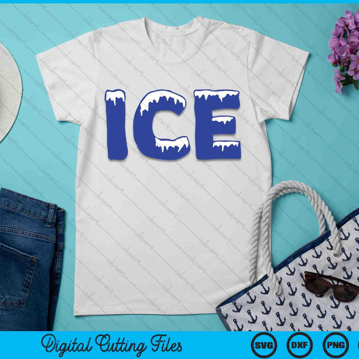 Hielo divertido familia Halloween traje hielo y bebé SVG PNG archivos de corte digital Hielo divertido familia Halloween traje hielo y bebé SVG PNG archivos de corte digital