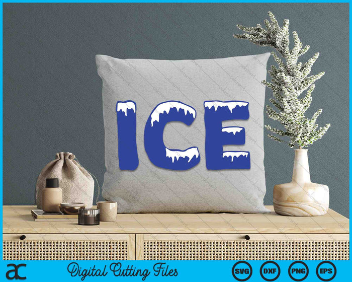 Hielo divertido familia Halloween traje hielo y bebé SVG PNG archivos de corte digital Hielo divertido familia Halloween traje hielo y bebé SVG PNG archivos de corte digital
