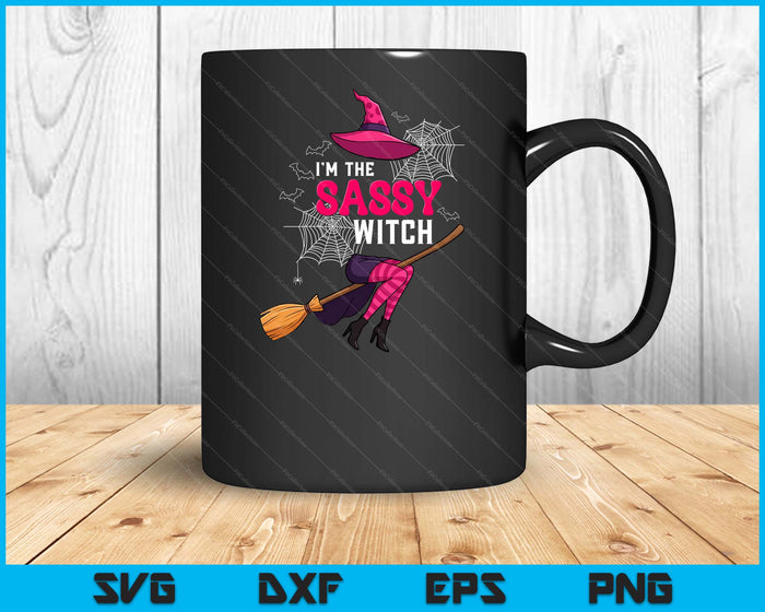 Im The Sassy Witch Halloween Costumes SVG PNG Digital Printable Files Im The Sassy Witch Halloween Costumes SVG PNG Digital Printable Files