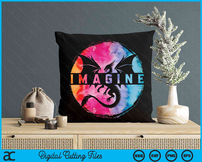 Imagine Fantasy Dragon Retro Tribal SVG PNG Digital Cutting Files Imagine Fantasy Dragon Retro Tribal SVG PNG Digital Cutting Files