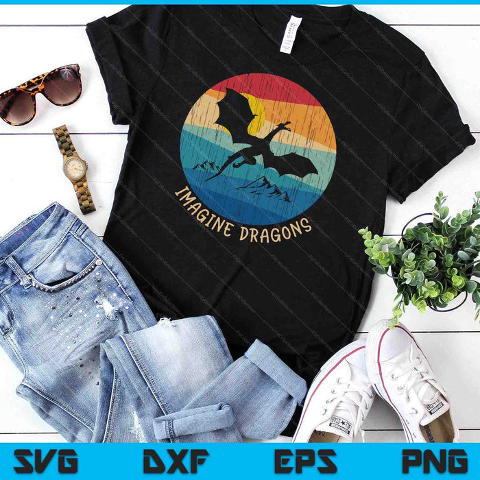 Imagine Magical And Mythical Fantasy Dragons SVG PNG Digital Cutting Files Imagine Magical And Mythical Fantasy Dragons SVG PNG Digital Cutting Files