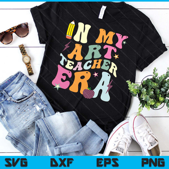 In My Art Teacher Era Retro Groovy Artist Painting Vintage SVG PNG Digital Cutting Files In My Art Teacher Era Retro Groovy Artist Painting Vintage SVG PNG Digital Cutting Files