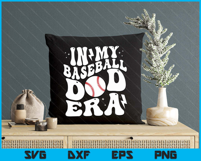 In My Baseball Dad Era Cute Groovy Baseball SVG PNG Digital Printable Files In My Baseball Dad Era Cute Groovy Baseball SVG PNG Digital Printable Files