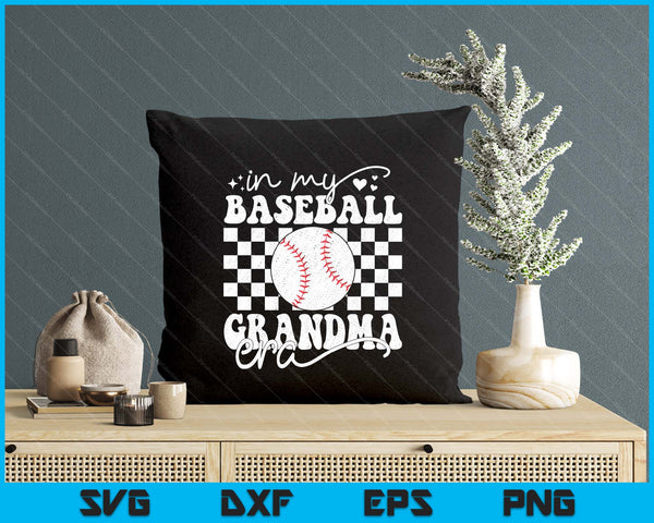In My Baseball Grandma Era Funny SVG PNG Digital Printable Files