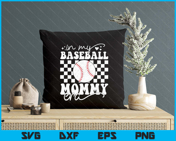 In My Baseball Mommy Era Funny Baseball SVG PNG Digital Printable Files