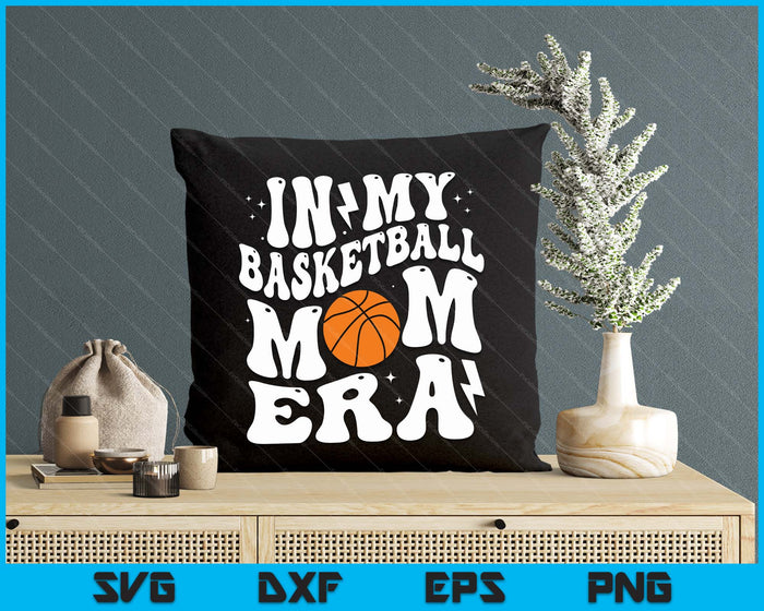 In My Basketball Mom Era Cute Groovy Basketball SVG PNG Digital Printable Files In My Basketball Mom Era Cute Groovy Basketball SVG PNG Digital Printable Files
