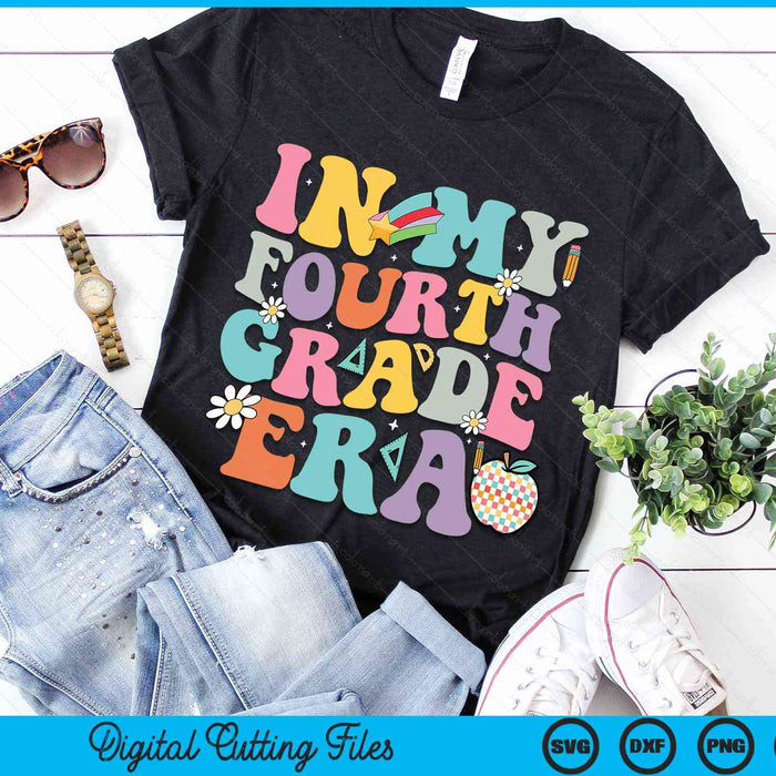 In My Fourth Grade Era Back To School Retro Groovy 4th Grade SVG PNG Digital Cutting Files In My Fourth Grade Era Back To School Retro Groovy 4th Grade SVG PNG Digital Cutting Files