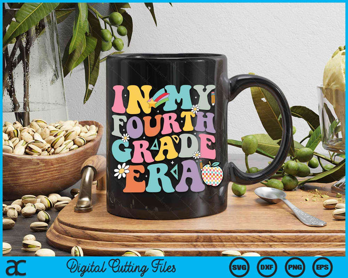 In My Fourth Grade Era Back To School Retro Groovy 4th Grade SVG PNG Digital Cutting Files In My Fourth Grade Era Back To School Retro Groovy 4th Grade SVG PNG Digital Cutting Files
