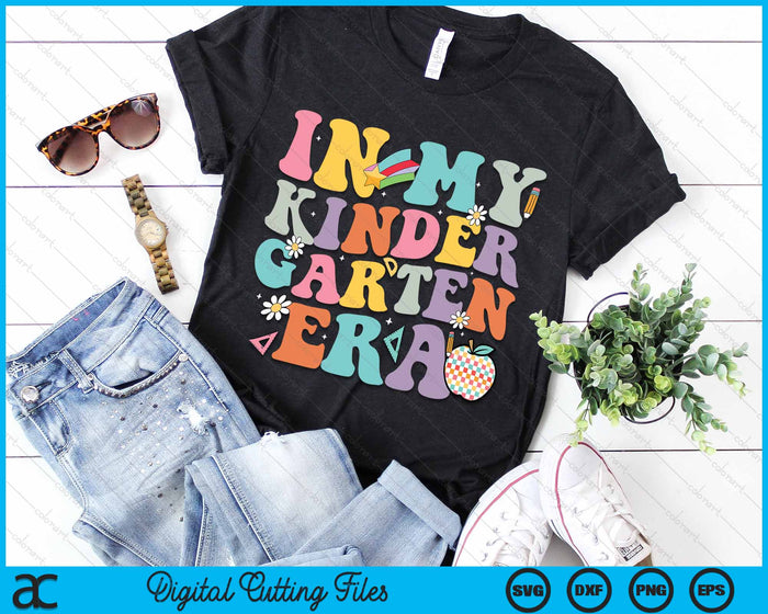 In My Kindergarten Era Back To School Retro Groovy Kindergarten SVG PNG Digital Cutting Files In My Kindergarten Era Back To School Retro Groovy Kindergarten SVG PNG Digital Cutting Files
