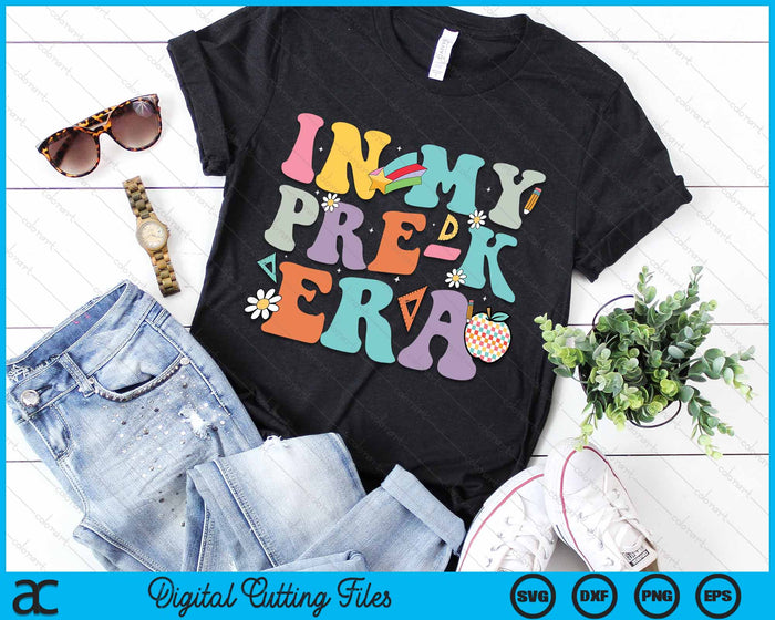 In My Pre-k Era Back To School Retro Groovy Pre-k SVG PNG Digital Cutting Files In My Pre-k Era Back To School Retro Groovy Pre-k SVG PNG Digital Cutting Files