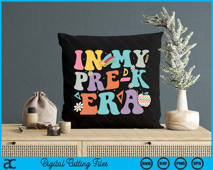 In My Pre-k Era Back To School Retro Groovy Pre-k SVG PNG Digital Cutting Files In My Pre-k Era Back To School Retro Groovy Pre-k SVG PNG Digital Cutting Files