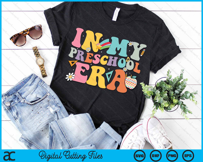 In My Preschool Era Back To School Retro Groovy Preschool SVG PNG Digital Cutting Files In My Preschool Era Back To School Retro Groovy Preschool SVG PNG Digital Cutting Files