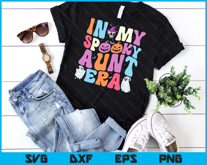 In My Spooky Aunt Era Halloween Groovy SVG PNG Digital Cutting File In My Spooky Aunt Era Halloween Groovy SVG PNG Digital Cutting File
