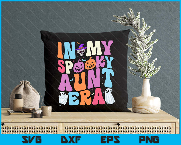 In My Spooky Aunt Era Halloween Groovy SVG PNG Digital Cutting File In My Spooky Aunt Era Halloween Groovy SVG PNG Digital Cutting File