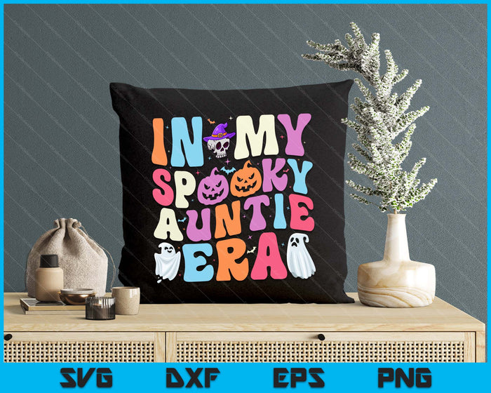 In My Spooky Auntie Era Halloween Groovy SVG PNG Digital Cutting File In My Spooky Auntie Era Halloween Groovy SVG PNG Digital Cutting File