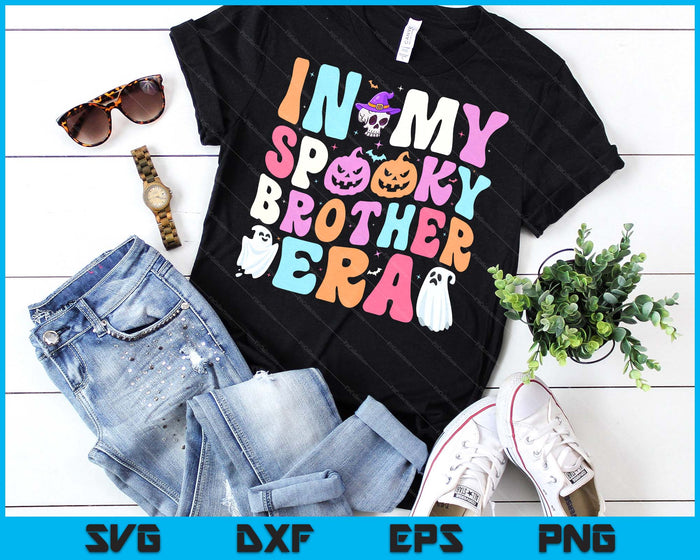 In My Spooky Brother Era Halloween Groovy SVG PNG Digital Cutting File In My Spooky Brother Era Halloween Groovy SVG PNG Digital Cutting File