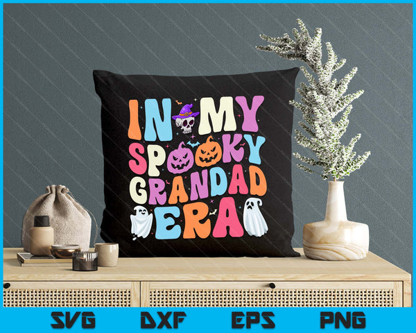 In My Spooky Grandad Era Halloween Groovy SVG PNG Digital Cutting File