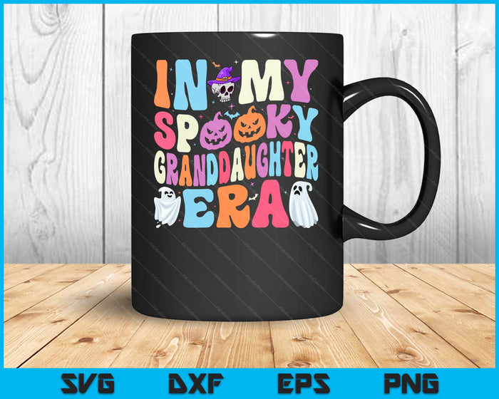 In My Spooky Granddaughter Era Halloween Groovy SVG PNG Digital Cutting File In My Spooky Granddaughter Era Halloween Groovy SVG PNG Digital Cutting File