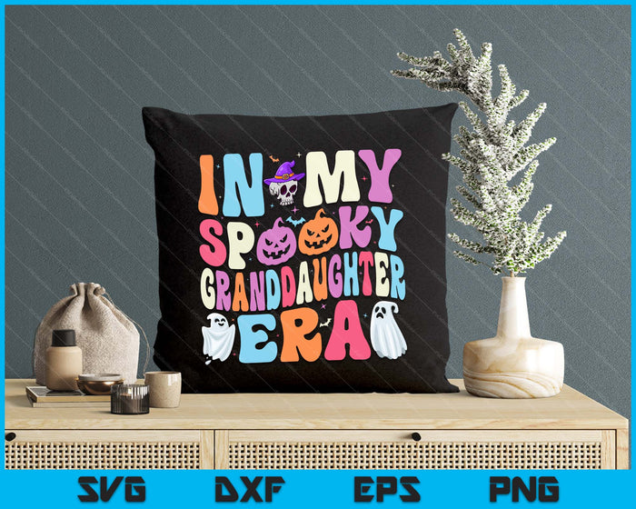 In My Spooky Granddaughter Era Halloween Groovy SVG PNG Digital Cutting File In My Spooky Granddaughter Era Halloween Groovy SVG PNG Digital Cutting File