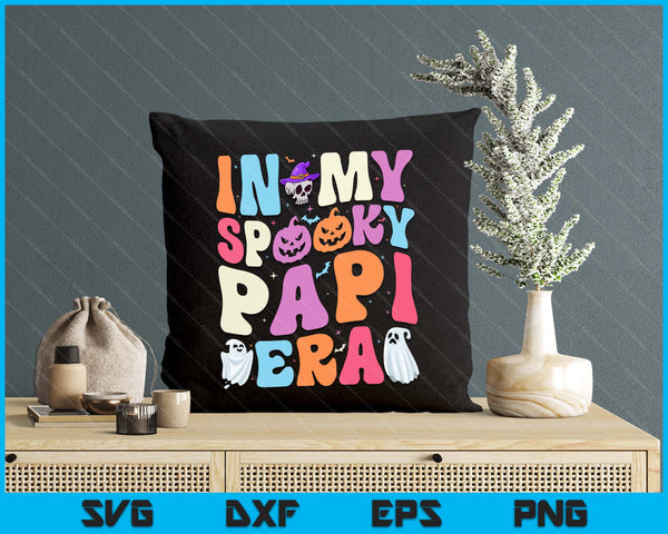 In My Spooky Papi Era Halloween Groovy SVG PNG Digital Cutting File