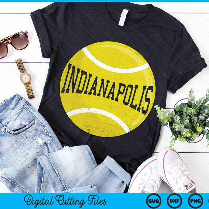 Indianapolis Tennis Fan SVG PNG Digital Cutting Files Indianapolis Tennis Fan SVG PNG Digital Cutting Files