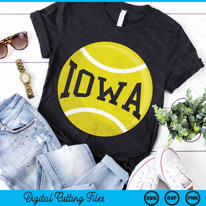 Iowa Tennis Fan SVG PNG Digital Cutting Files Iowa Tennis Fan SVG PNG Digital Cutting Files