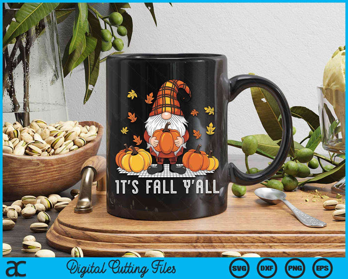 Its Fall Yall Gnome Pumpkin Halloween Thanksgiving Autumn SVG PNG Digital Cutting File Its Fall Yall Gnome Pumpkin Halloween Thanksgiving Autumn SVG PNG Digital Cutting File