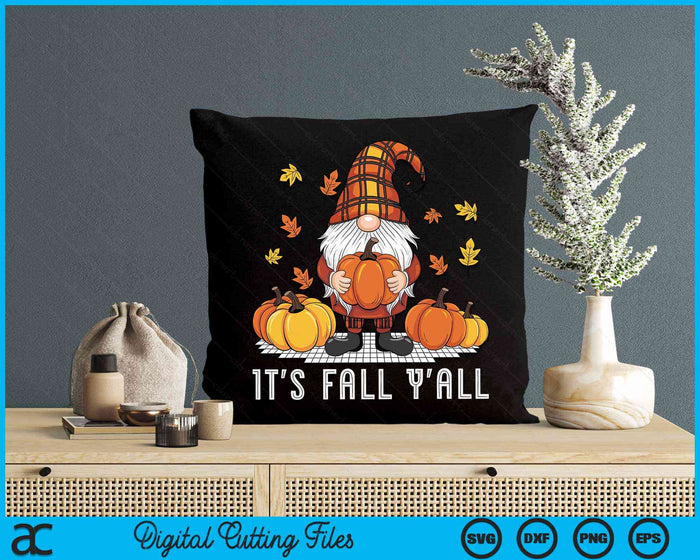 Its Fall Yall Gnome Pumpkin Halloween Thanksgiving Autumn SVG PNG Digital Cutting File Its Fall Yall Gnome Pumpkin Halloween Thanksgiving Autumn SVG PNG Digital Cutting File