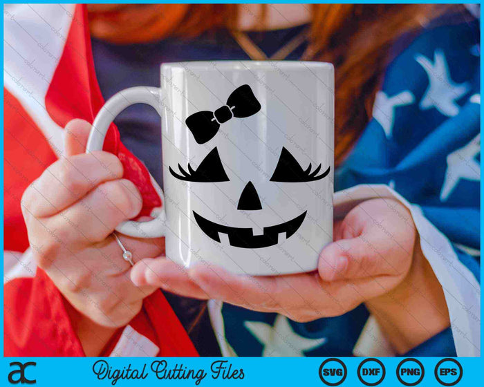 Jack O Lantern Eyelashes Pumpkin Face Halloween SVG PNG Digital Cutting Files Jack O Lantern Eyelashes Pumpkin Face Halloween SVG PNG Digital Cutting Files