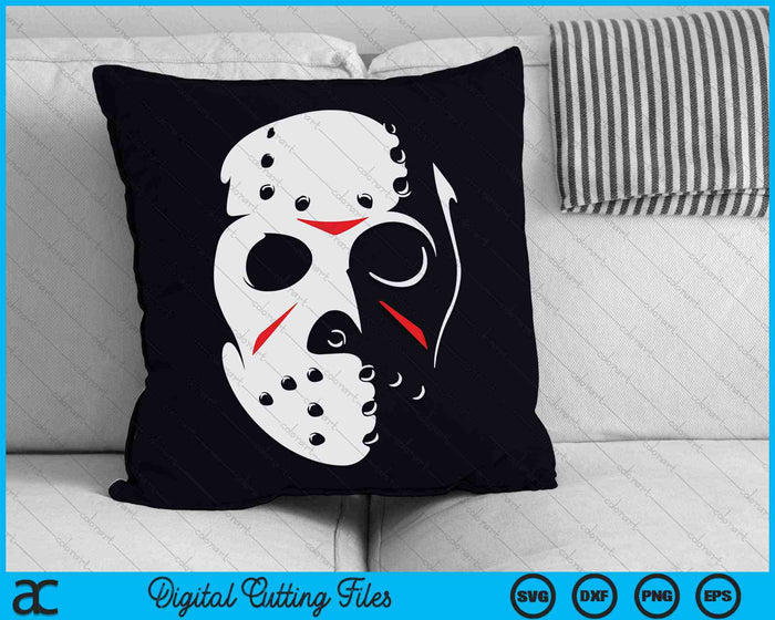 Jason Hockey Mask Halloween Friday 13TH SVG PNG Digital Cutting Files Jason Hockey Mask Halloween Friday 13TH SVG PNG Digital Cutting Files