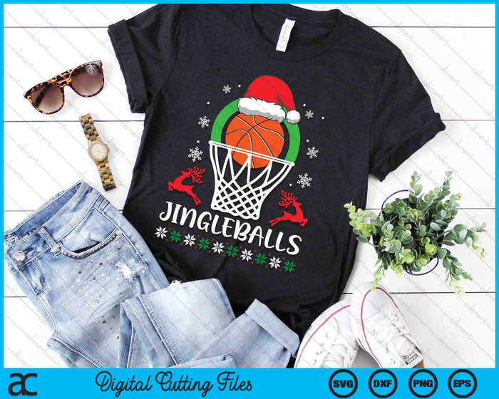 Jingleballs Basketball Player Merry Xmas Christmas Day SVG PNG Digital Cutting Files Jingleballs Basketball Player Merry Xmas Christmas Day SVG PNG Digital Cutting Files