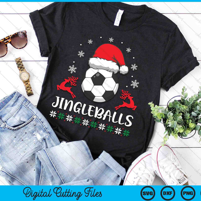 Jingleballs Soccer Player Merry Xmas Christmas Day SVG PNG Digital Cutting Files Jingleballs Soccer Player Merry Xmas Christmas Day SVG PNG Digital Cutting Files