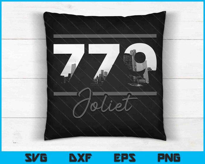 Joliet 779 Area Code Skyline Illinois Vintage SVG PNG Cutting Printable Files Joliet 779 Area Code Skyline Illinois Vintage SVG PNG Cutting Printable Files