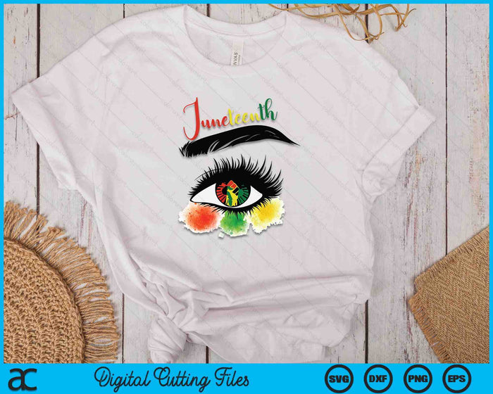 Juneteenth Eye African American Women Black History SVG PNG Cutting Printable Files Juneteenth Eye African American Women Black History SVG PNG Cutting Printable Files