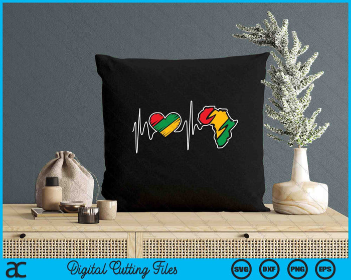 Juneteenth Heartbeat Black History SVG PNG Digital Printable Files Juneteenth Heartbeat Black History SVG PNG Digital Printable Files