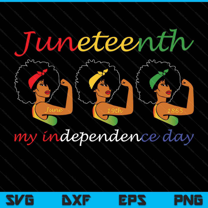 Juneteenth Is My Independence Day Happy Free Black SVG PNG Cutting Printable Files Juneteenth Is My Independence Day Happy Free Black SVG PNG Cutting Printable Files